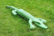 Coccodrillo scultura